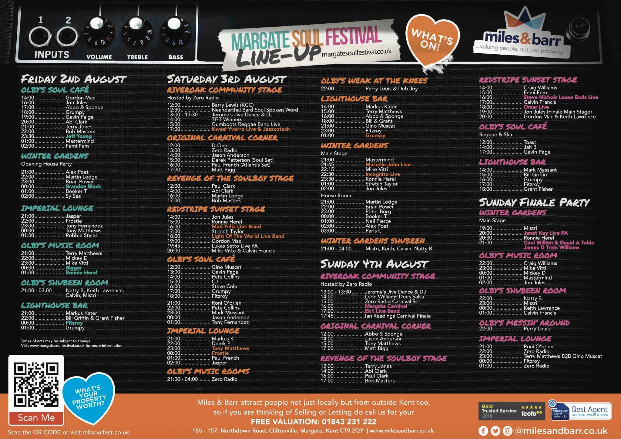 Margate Soul Festival Lineup 2019