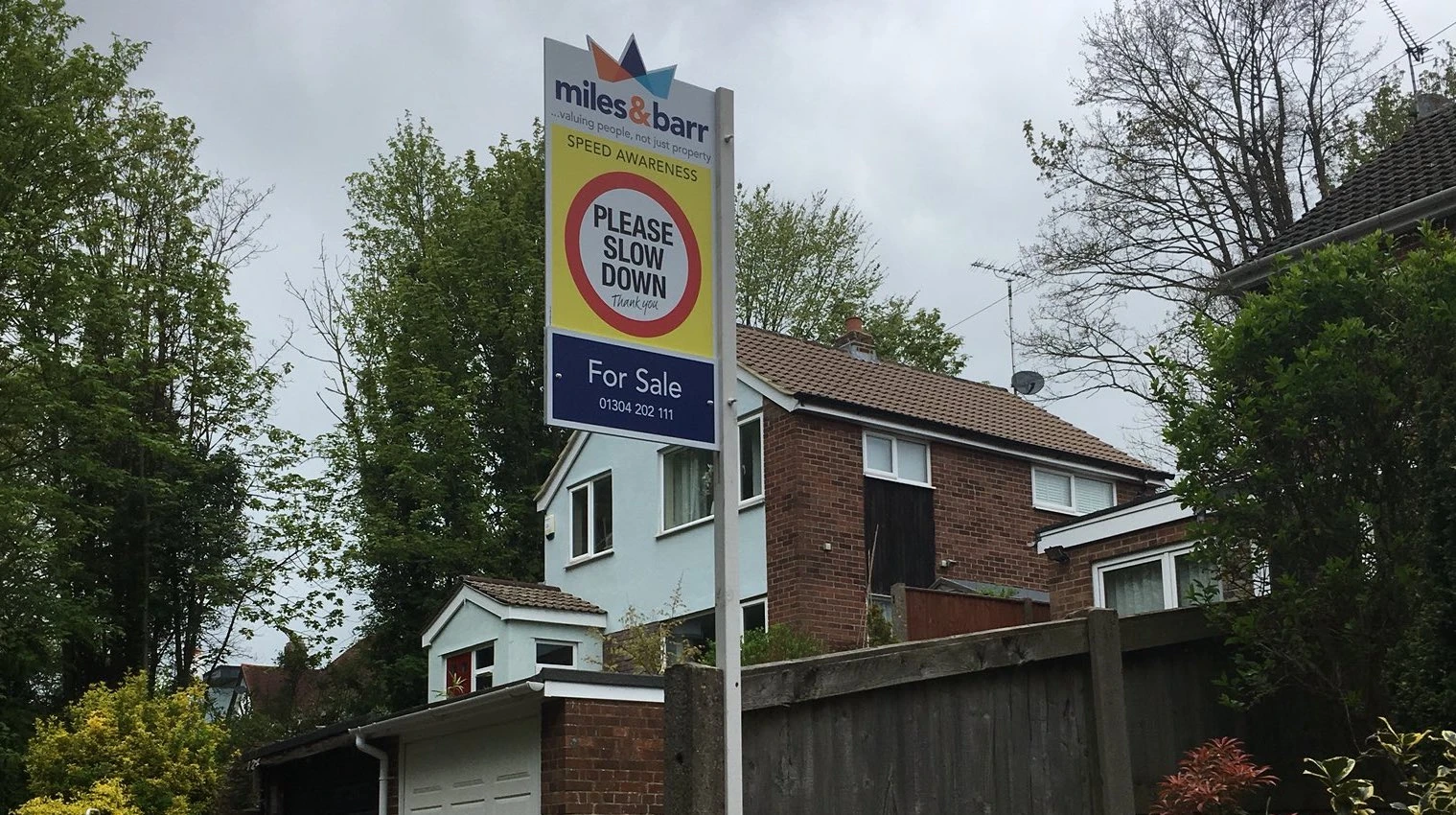 Miles & Barr Speed Awareness Board Campaign - Miles & Barr